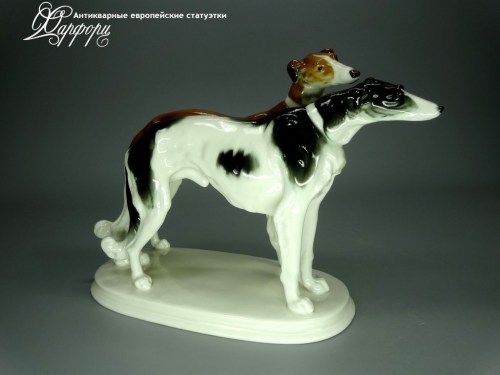 Купить фарфоровые статуэтки KARL ENS, Пара борзых, Германия